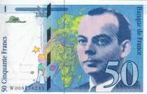 Francia 50 Francs - Saint-Exup�ry - 1993 - Letter W - F.72.02
