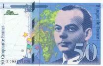 Francia 50 Francs - Saint-Exup�ry - 1993 - Serial E.008