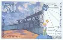 Francia 50 Francs - Saint-Exup&eacute;ry - 1993 - Serial E.008