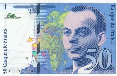 Francia 50 Francs - Saint-Exup�ry - 1993 - Serial E.010