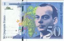 Francia 50 Francs - Saint-Exup�ry - 1993 - Serial Q.013