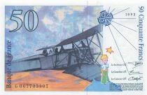 Francia 50 Francs - Saint-Exupery - 1993 - S&eacute;rie G.007