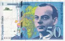 Francia 50 Francs - Saint-Exupery - 1994 - Letter R - P.157