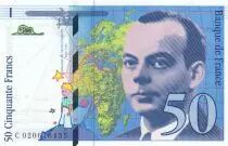 Francia 50 Francs - Saint-Exup&eacute;ry - 1994 - Serial C.020
