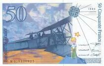 Francia 50 Francs - Saint-Exup&eacute;ry - 1994 - Serial M.018