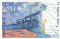 Francia 50 Francs - Saint-Exupery - 1996 - Serial G.031