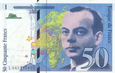 Francia 50 Francs - Saint-Exupery - 1996 - Serial L.042