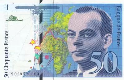 Francia 50 Francs - Saint-Exupery - 1996 - Serial N.029