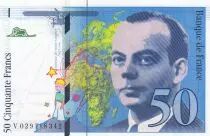 Francia 50 Francs - Saint-Exupery - 1996 - Serial V.029
