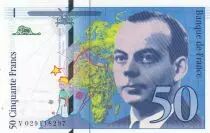 Francia 50 Francs - Saint-Exupery - 1996 - Serial V.029