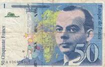 Francia 50 Francs - Saint-Exup&eacute;ry - 1997 - Letter A - P.157