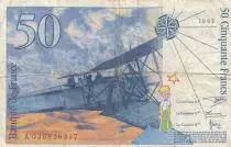 Francia 50 Francs - Saint-Exup&eacute;ry - 1997 - Letter A - P.157