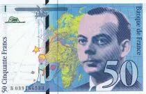 Francia 50 Francs - Saint-Exup&eacute;ry - 1997 - Letter B - P.157