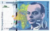 Francia 50 Francs - Saint-Exup&eacute;ry - 1997 - Letter E - P.157