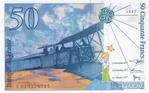 Francia 50 Francs - Saint-Exup&eacute;ry - 1997 - Letter E - P.157