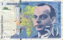 Francia 50 Francs - Saint-Exup&eacute;ry - 1997 - Letter K - P.157