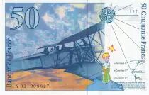 Francia 50 Francs - Saint-Exup&eacute;ry - 1997 - Letter N - P.157