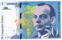 Francia 50 Francs - Saint-Exup&eacute;ry - 1997 - Letter Q - P.157