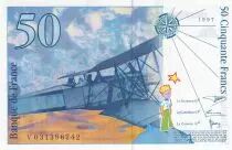 Francia 50 Francs - Saint-Exup&eacute;ry - 1997 - Letter V - P.157