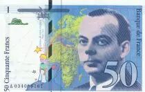 Francia 50 Francs - Saint-Exup&eacute;ry - 1997 - Serial A.034