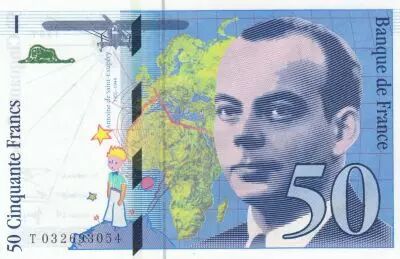 Francia 50 Francs - Saint-Exup�ry - 1997 - Serial T.032