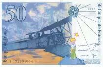 Francia 50 Francs - Saint-Exup&eacute;ry - 1997 - Serial T.032
