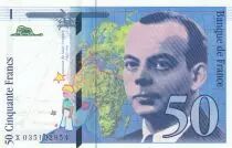 Francia 50 Francs - Saint-Exupery - 1997 - Serial X.035