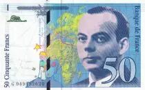 Francia 50 Francs - Saint-Exup�ry - 1999 - Letter G - P.157