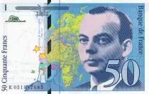 Francia 50 Francs - Saint-Exup�ry - 1999 - Letter K - P.157