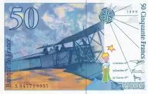 Francia 50 Francs - Saint-Exup&eacute;ry - 1999 - Letter S - P.157