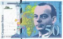 Francia 50 Francs - Saint-Exup&eacute;ry - Sign Vigier - 1994 - Lettre G - P.157