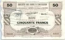 Francia 50 Francs Avesnes Et Solesmes Briastre