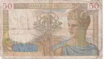 Francia 50 Francs Ceres -  26-08-1937 - Serial E.6758 - P.81