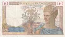 Francia 50 Francs Ceres - 07-12-1939 - Serial C.11566