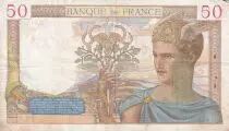 Francia 50 Francs Ceres - 11-01-1940 - Serial D.11920