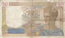 Francia 50 Francs Ceres - 11-02-1937 - Serial N.5576