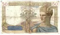 Francia 50 Francs Ceres - 15.04.1937 - Serial N.5990 - Fay.17.37