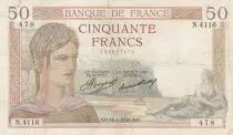 Francia 50 Francs Ceres - 16-04-1936 - Serial C.4201