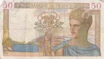 Francia 50 Francs Ceres - 21-12-1939 - Serial T.11726