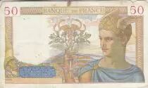 Francia 50 Francs Ceres - 22-02-1940 Serial H.12436