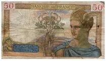 Francia 50 Francs Ceres - 22.02.1940 - Serial T.12996 - Fay.18.41