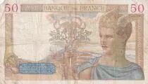 Francia 50 Francs Ceres - 25-02-1937 - Serial X.5705