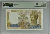 Francia 50 Francs Ceres - 25-04-1935 - Serial A.1462 - PMG 63