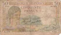 Francia 50 Francs Ceres - 25-4-1935 - Serial H.468