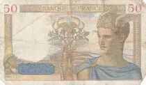 Francia 50 Francs Ceres - 28-04-1938 - Serial K.8222