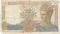 Francia 50 Francs Ceres - 28-04-1938 - Serial K.8222