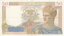 Francia 50 Francs Ceres - 29-08-1935 - Serial G.806 - VF