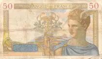 Francia 50 Francs Ceres - 29-08-1935 - Serial R.2709 - F