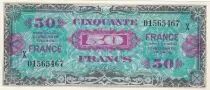Francia 50 Francs French flag - 1944 - Serial X - UNC