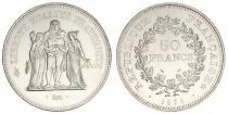 Francia 50 Francs Hercules - 1976 Silver